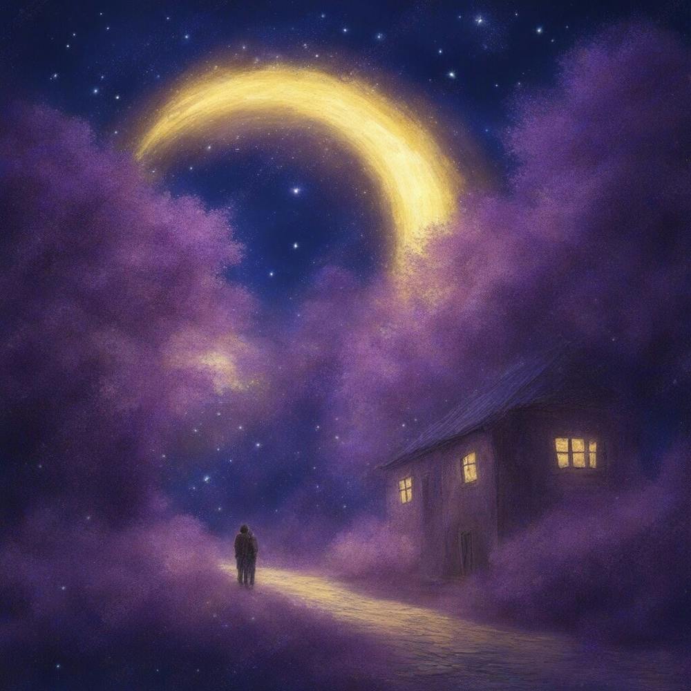 Moon And The House
