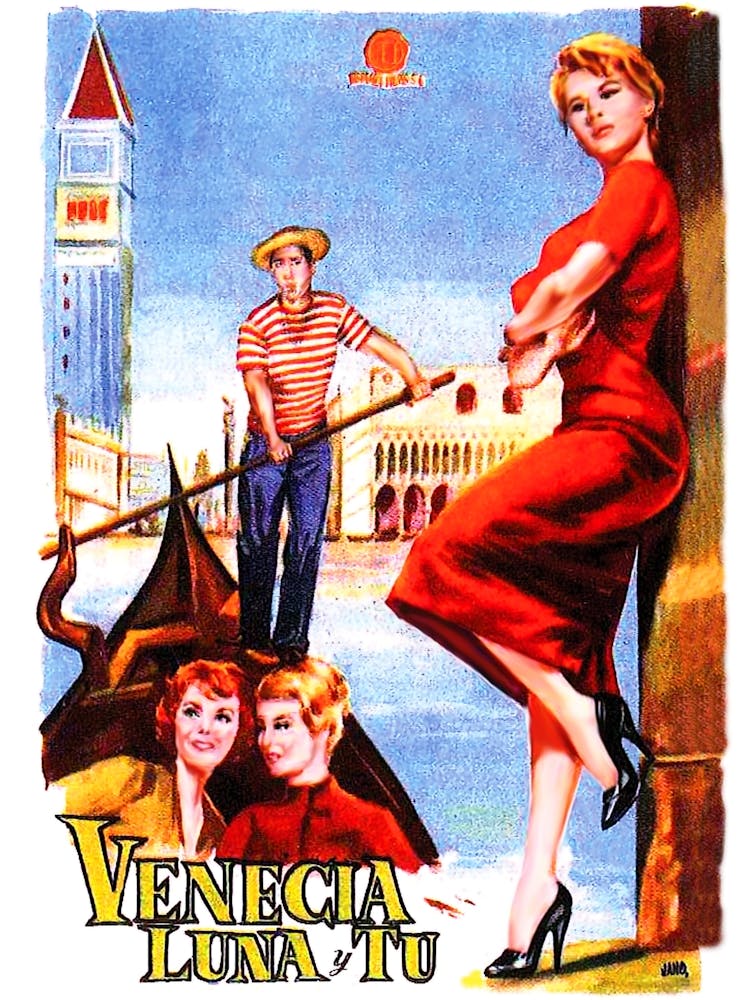 Venice, The Moon And You, Vintage Movie Poster