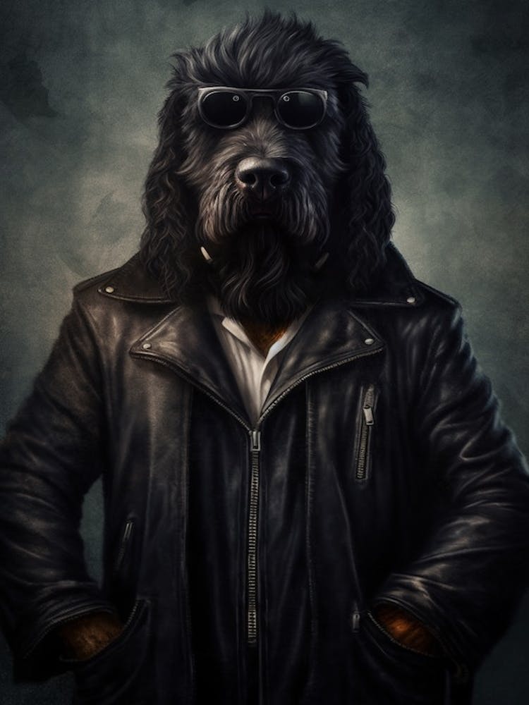 Gangster Dog Black Russian Terrier