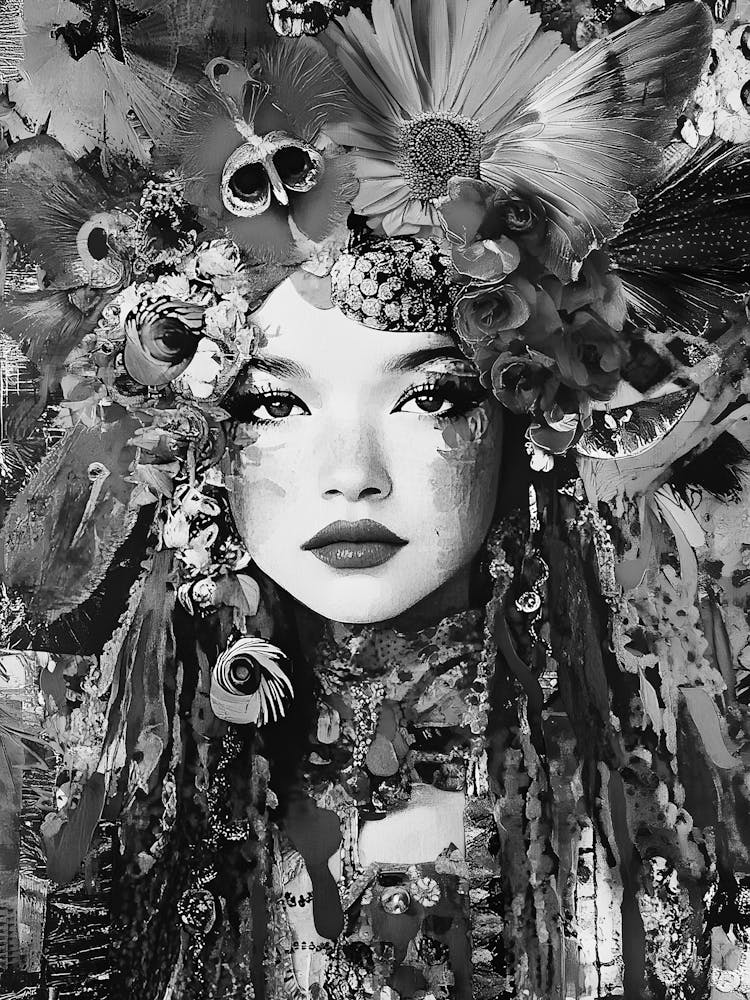 Girl With Feathers 1