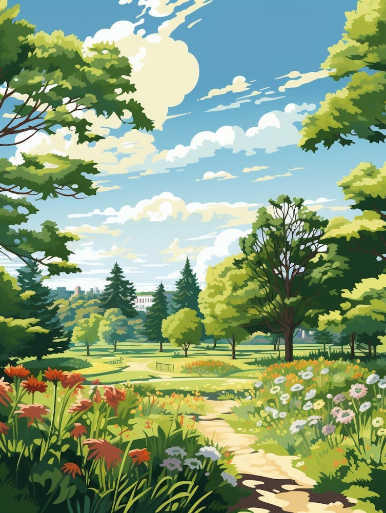 Royal Botanical Gardens Burlington Kanada Illustration 2