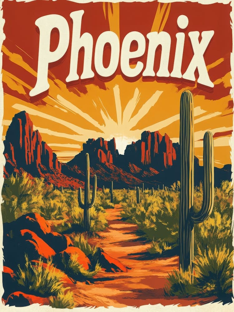 Aihrgdesign A Retro Travel Poster For Phoenix Featuring Papag 6aa8a15a 4dd7 4953 A3bb 4dbb94e582ab 3