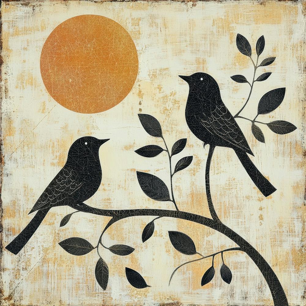 Birds On A Branch 2