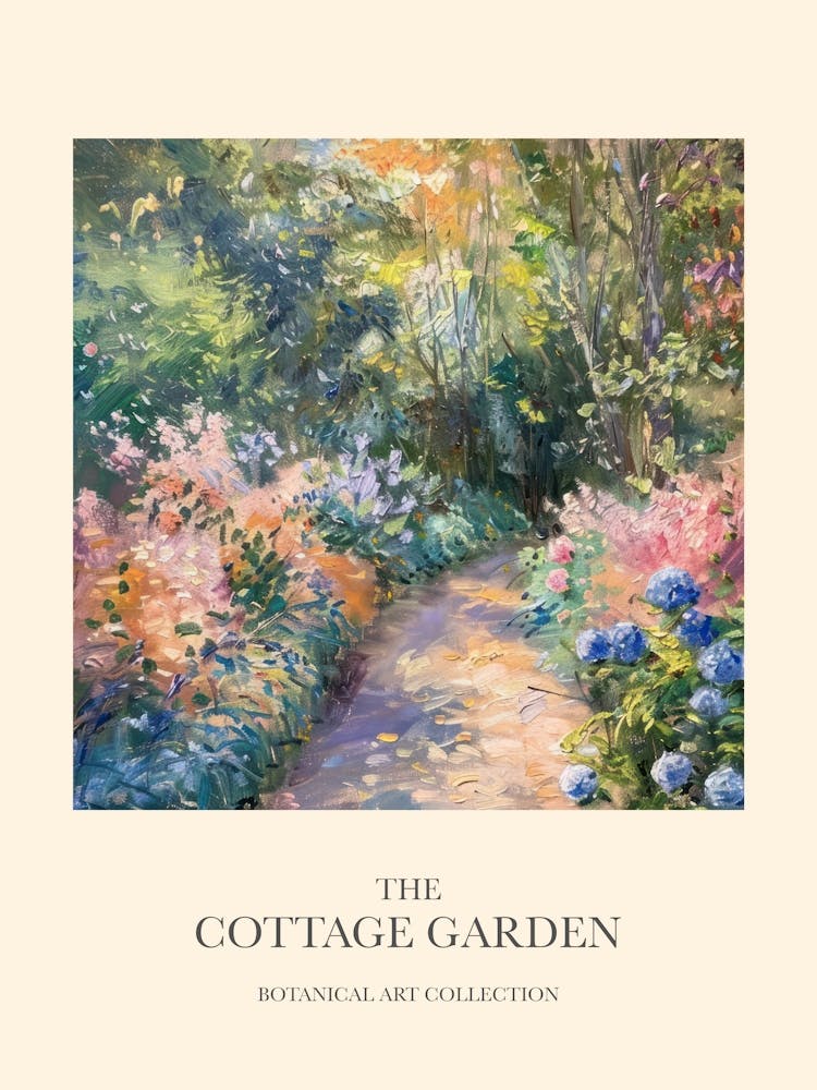 Cottage Garden Poster English Oasis 9