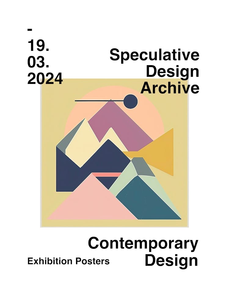 Speculative Design Archive Abstract Poster 13