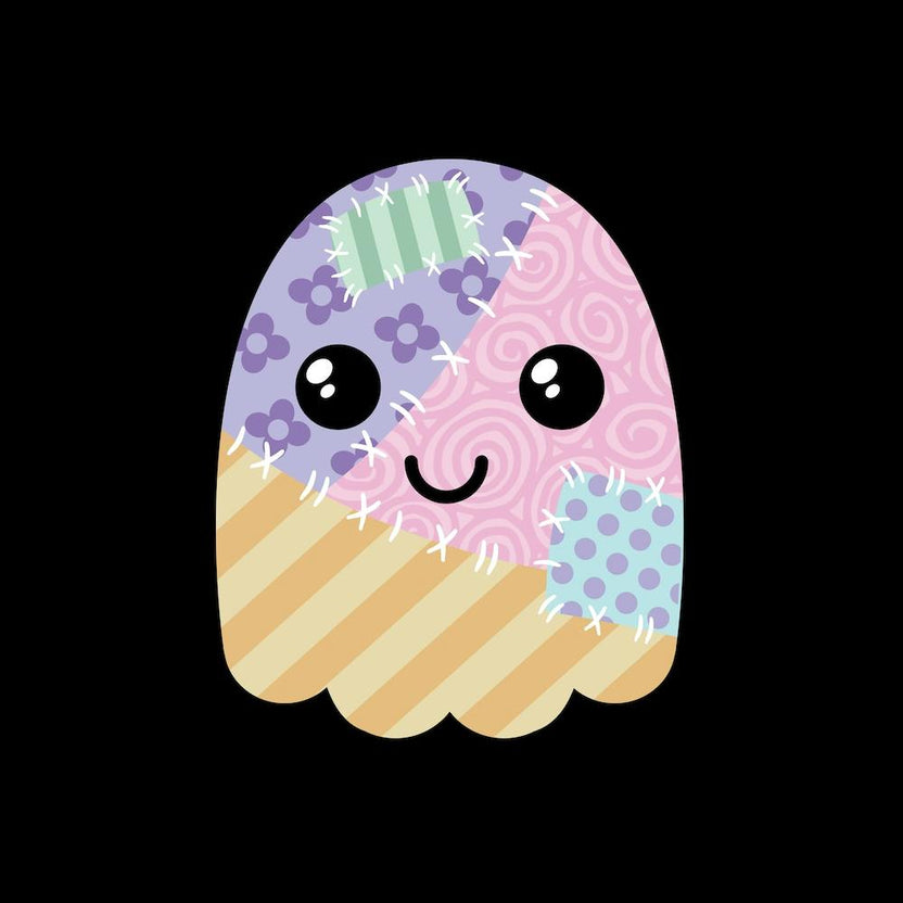 Patchwork Ghost Square