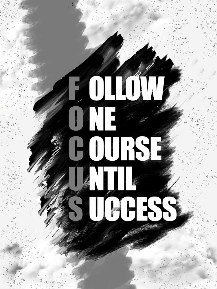 Follow One Course Until Success