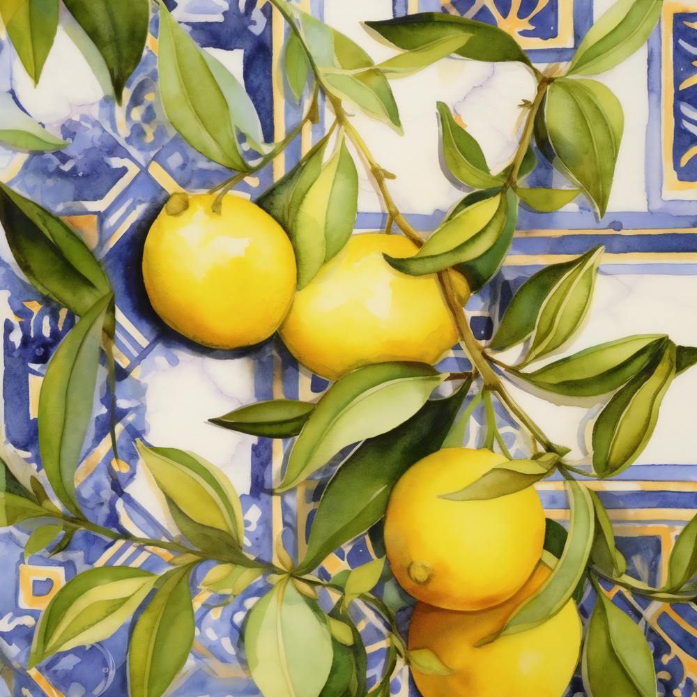 Italian Lemons And Olives
