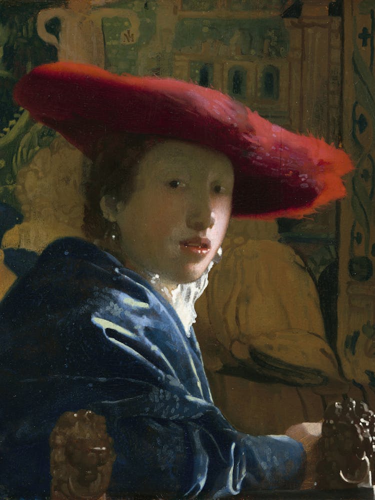 Lady With A Red Hat
