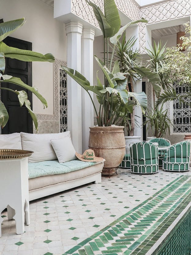 Tropical Riad In Marrakech