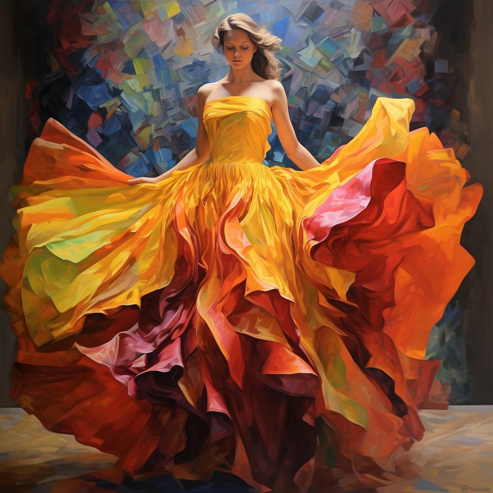 Woman In A Yellow Dress