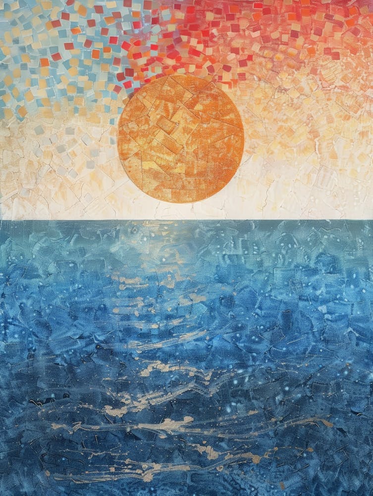 Sunset Over The Ocean 78