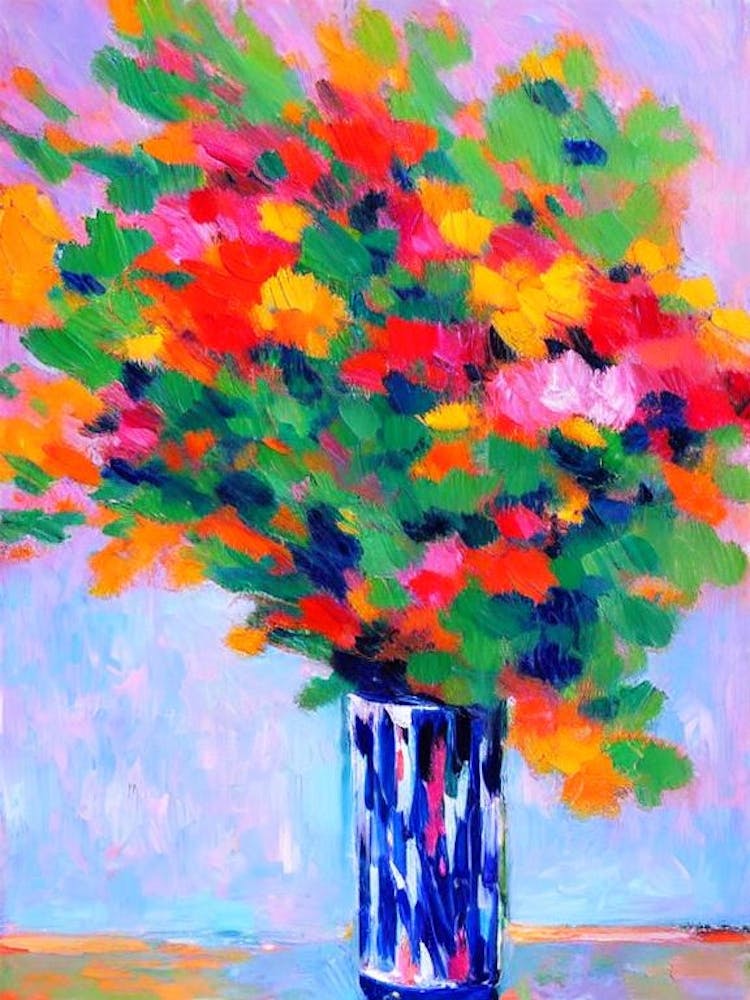 Inspired Still Life Matisse Inspired Flower