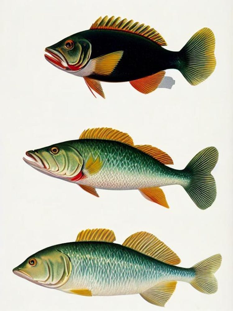 Lizardfish Vintage Poster