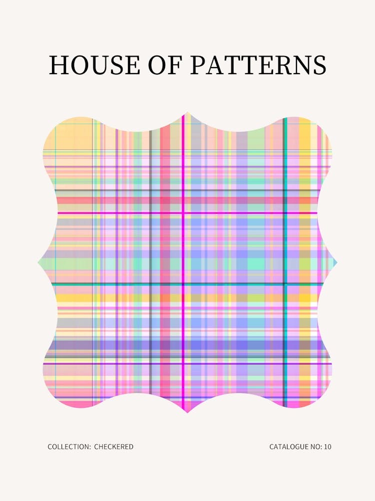 Checkered Pattern Poster 10