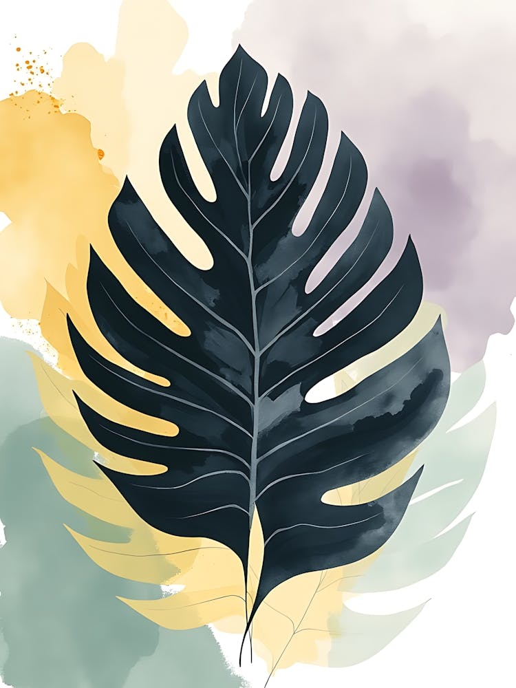 Calm Botanical Scene in Natural Earth Shades