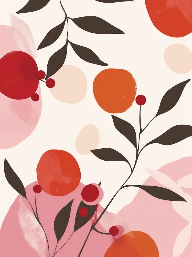Cranberries Close Up Illustration 3