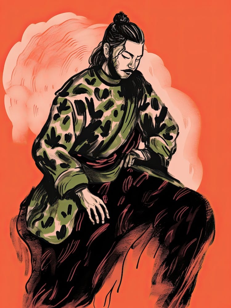 Samurai Illustration 1