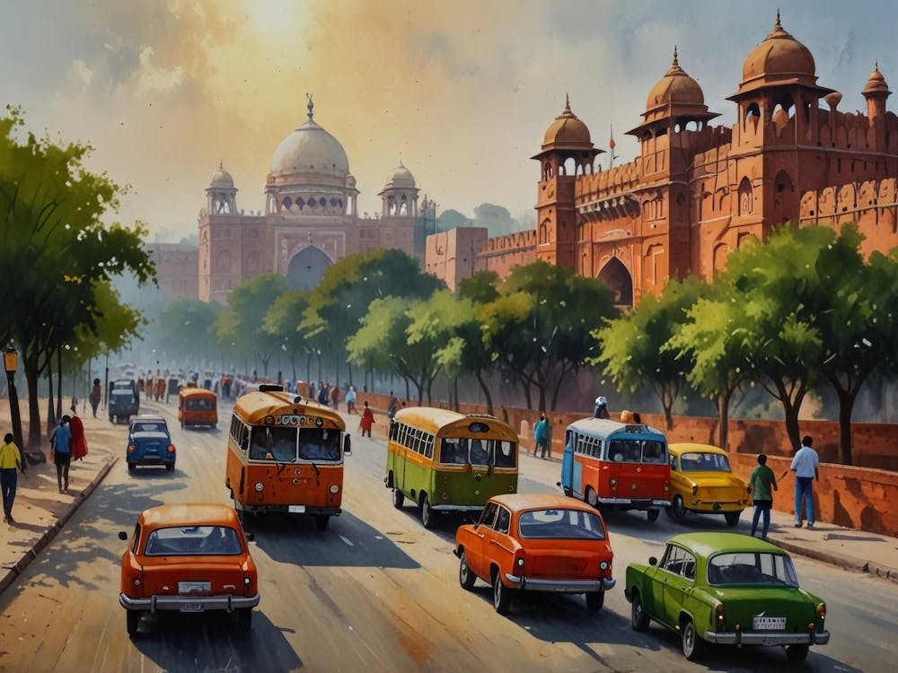 Taj Mahal Art 1