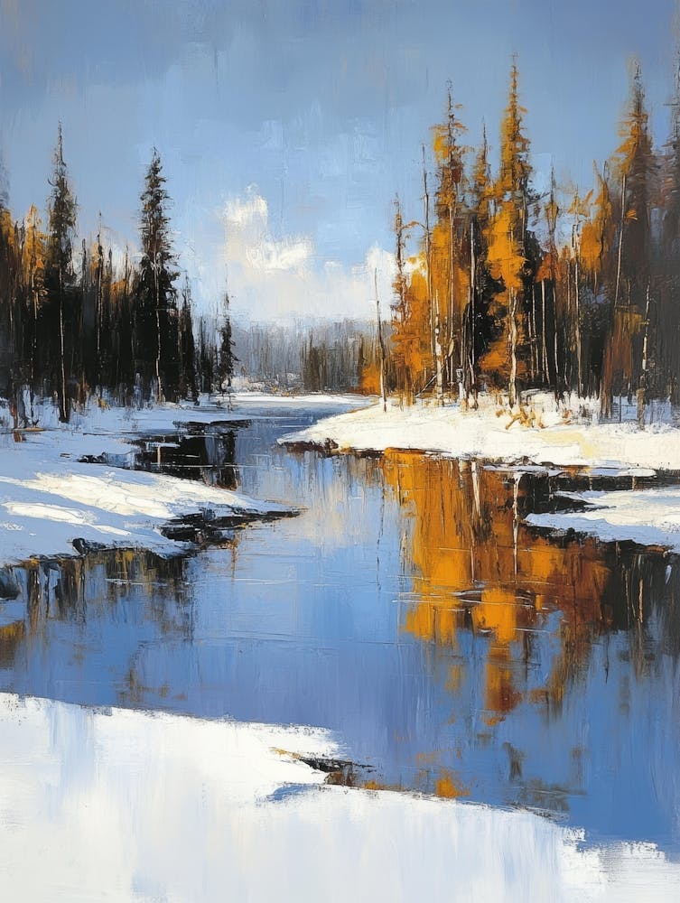 River In Winter