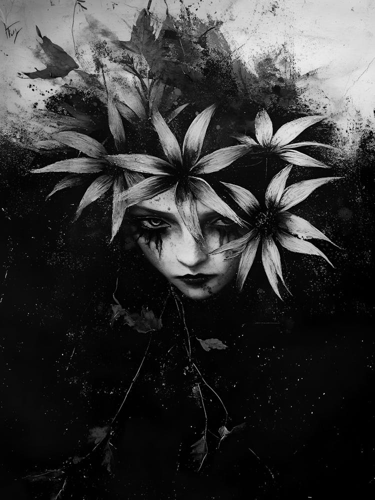 Black And White Painting 80