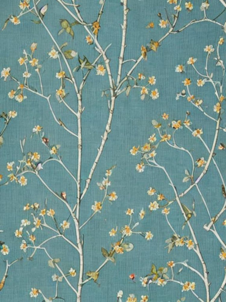 River Birch tree Vintage Botanical