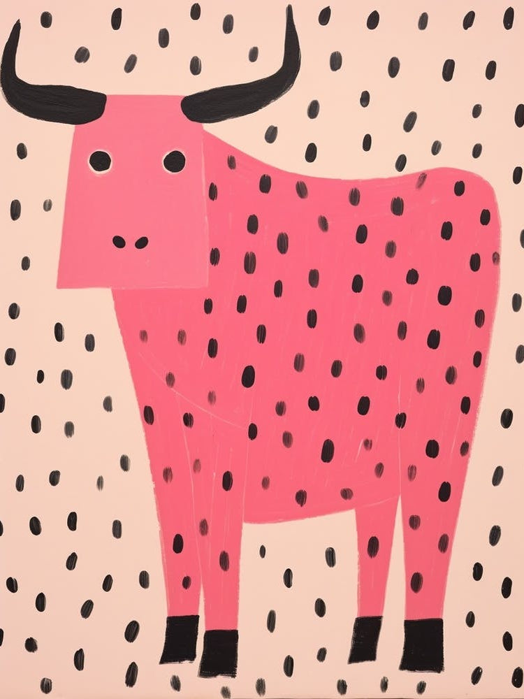 Pink Polka Dot Buffalo 2