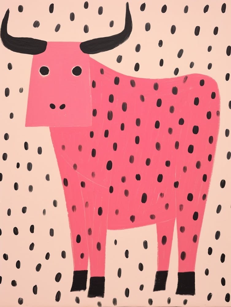Pink Polka Dot Buffalo 2