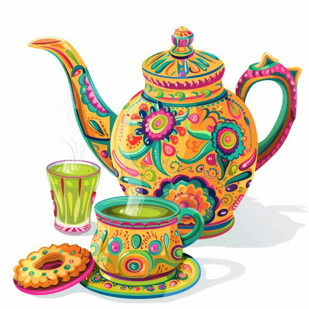 Teapot And Cookies 1