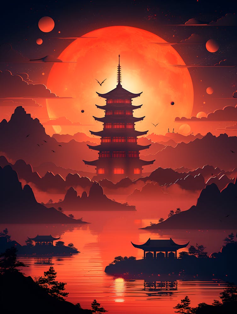 Asiatische Pagode