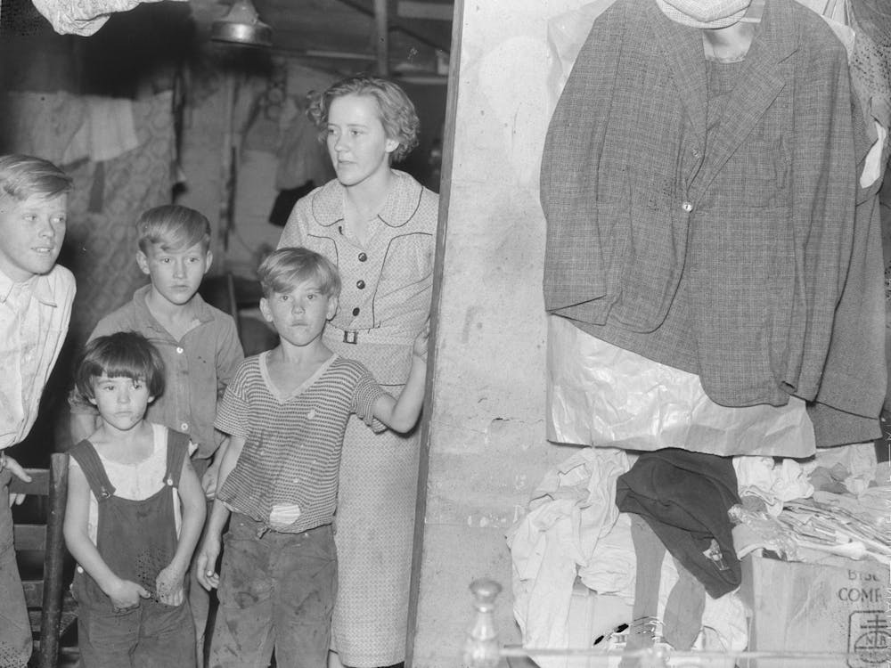 Untitled Photo, Possibly Related To Children Of Gunnar Kvande, Farmer In Williams County, North Dakota By