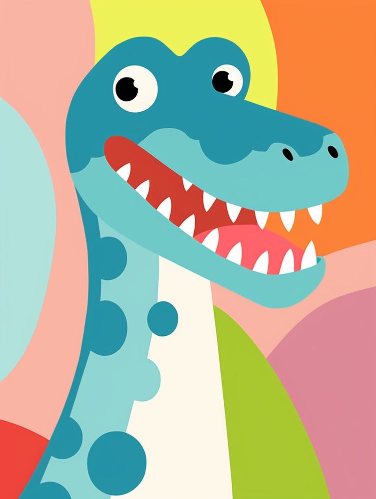 Colourful Dinosaur Plateosaurus 6