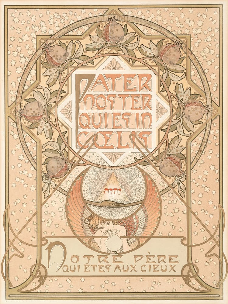 Pater Noster, Alphonse Mucha