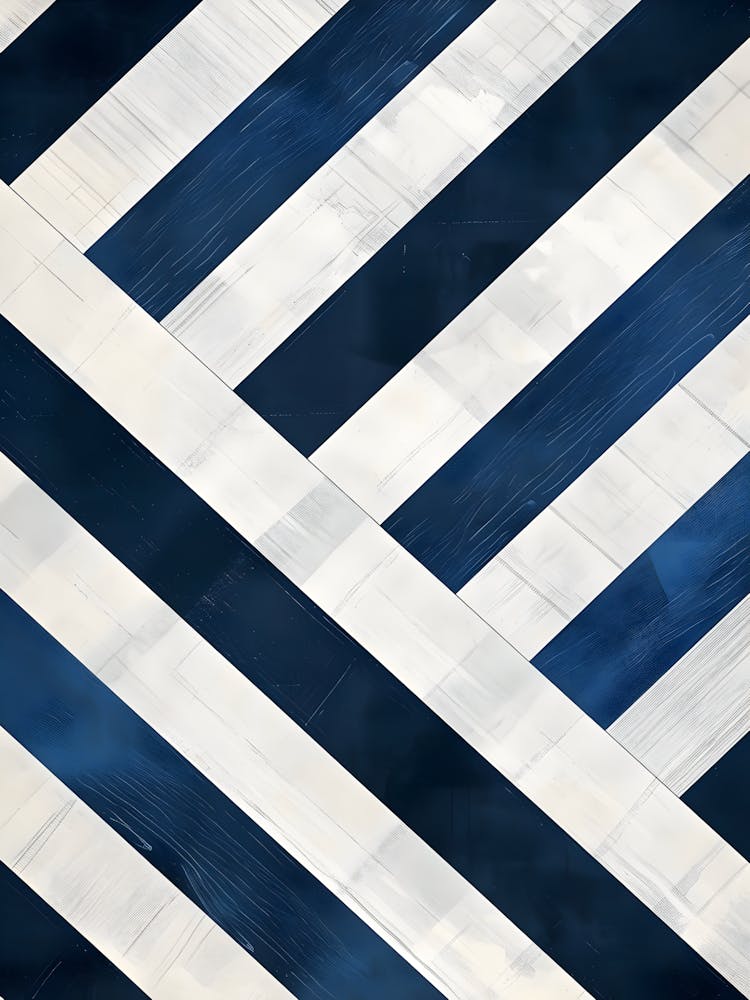 Blue And White Stripes