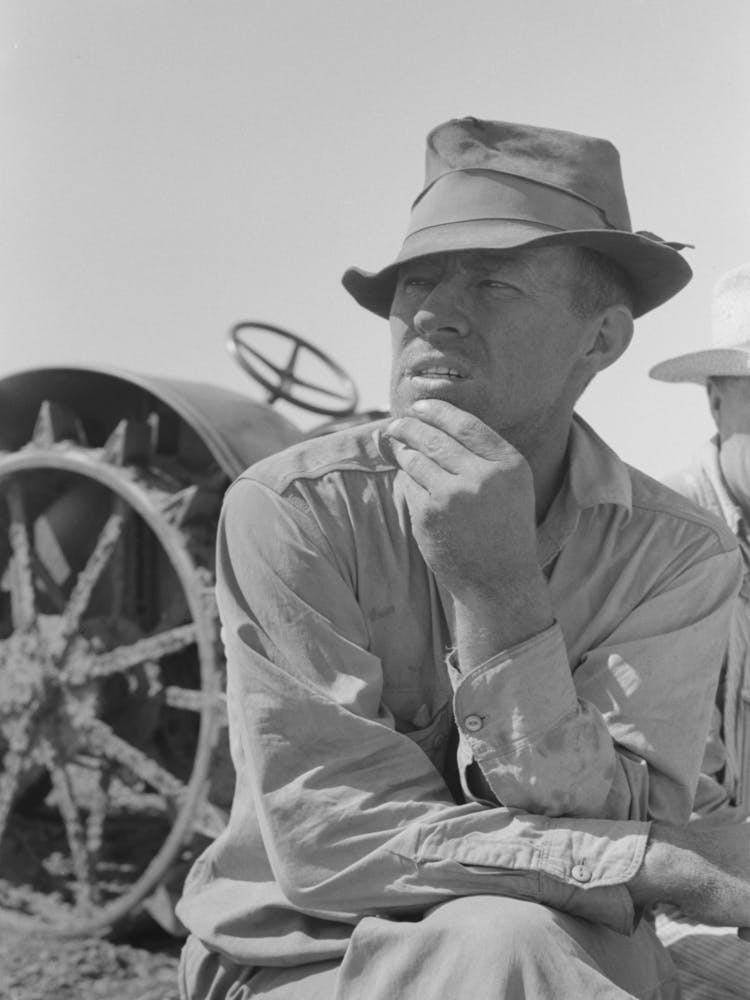 One Of The Davidson Brothers Who Own A Cooperative Well Made Possible By Fsa (Farm Security Administration) Loan