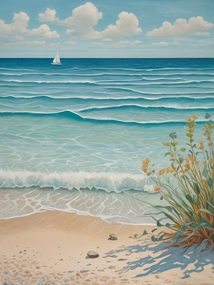 Sailboat From The Beach