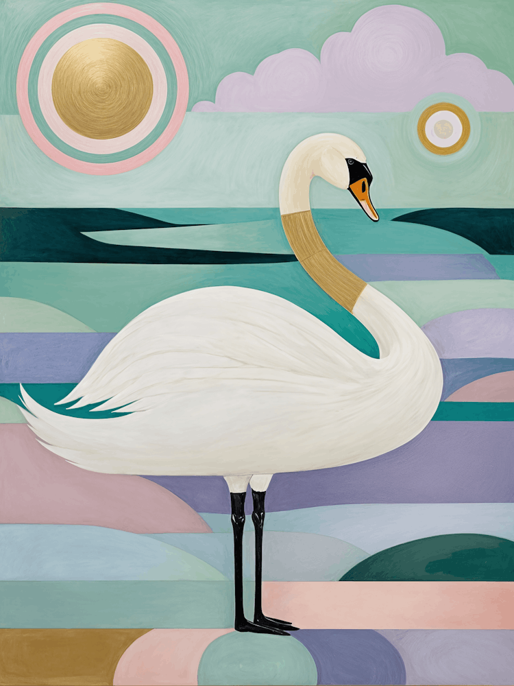 Swan Lake In Pastel no3