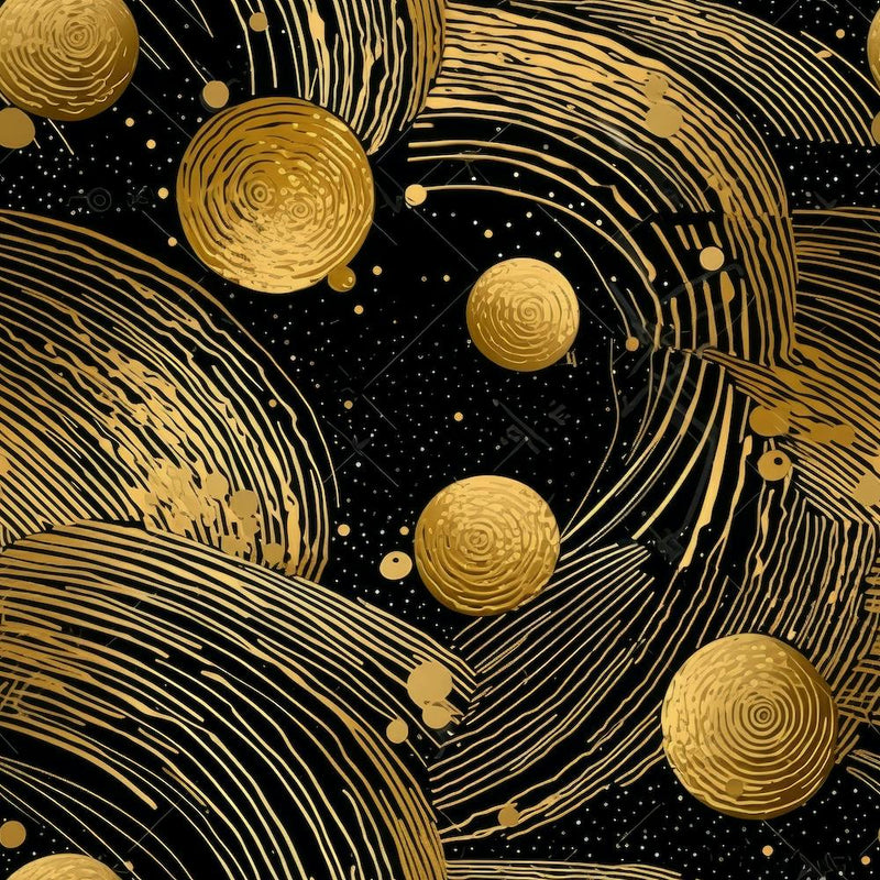 Gold Swirls