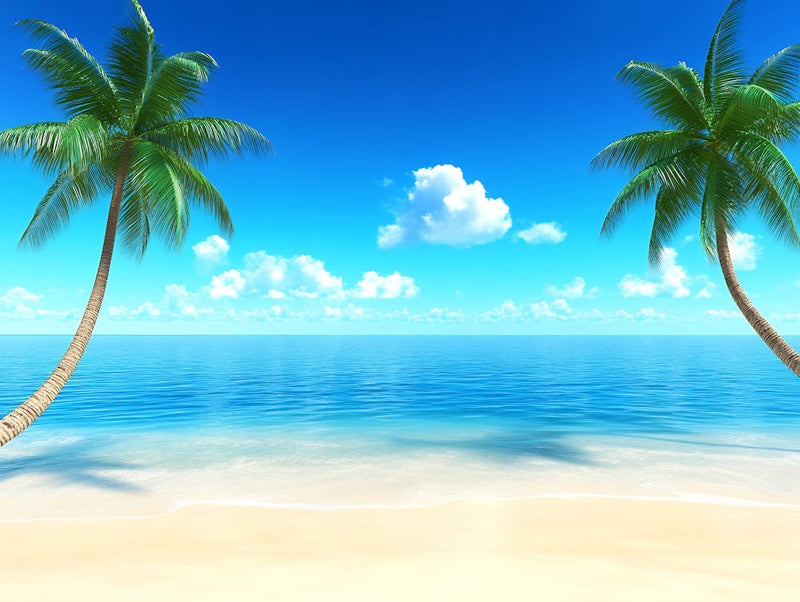Palm Trees On The Beach