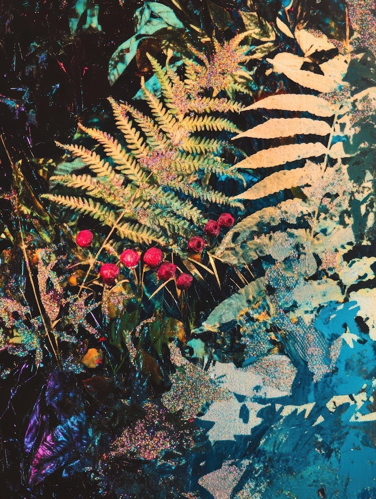 Ferns And Berries