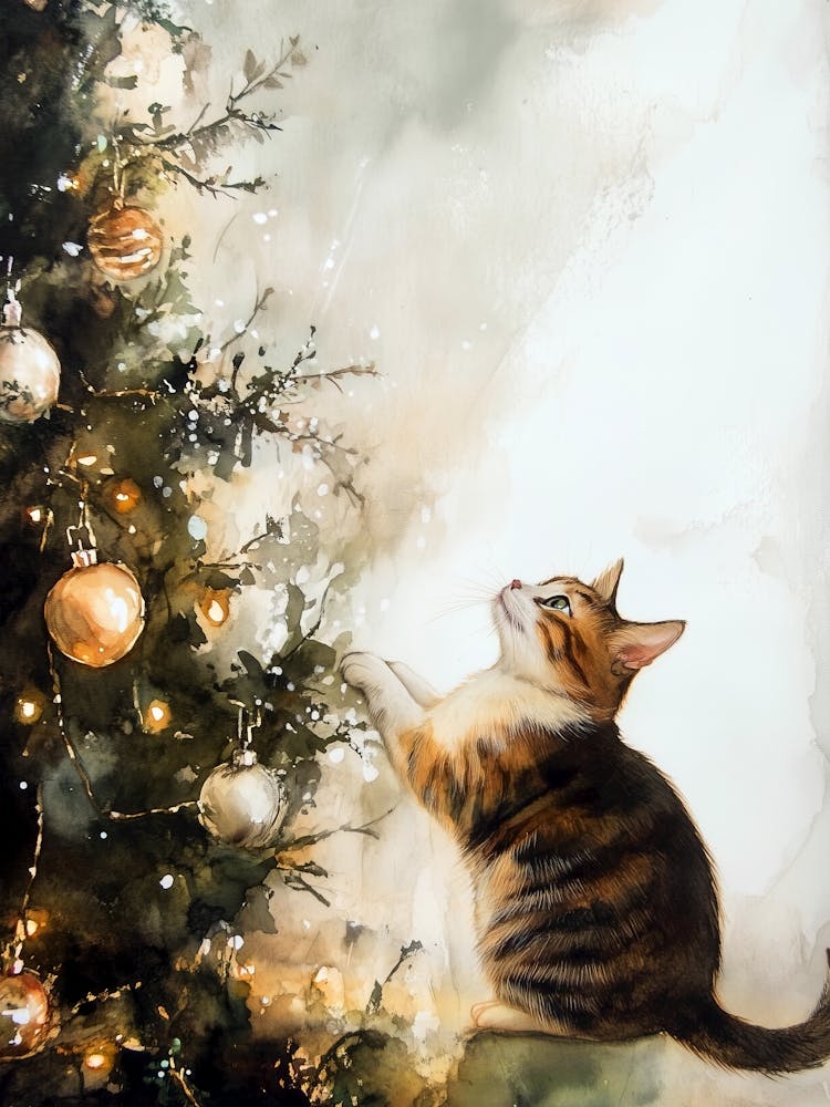 Christmas Cat 2