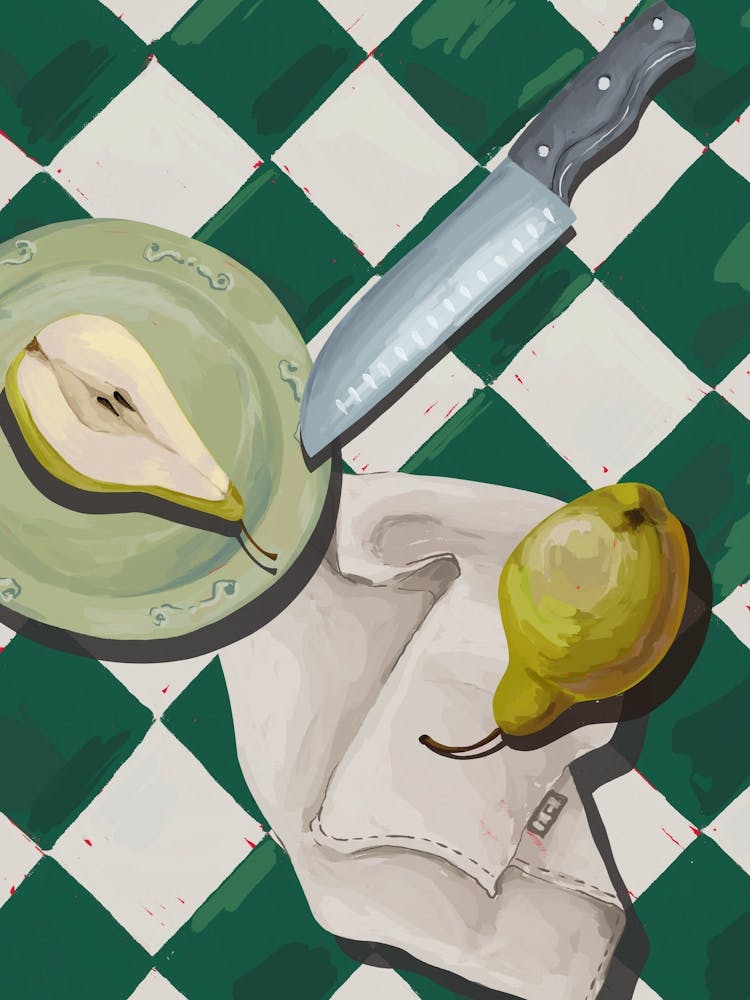 Pear Food Poster