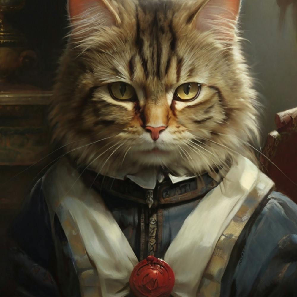 Cat In A Suit