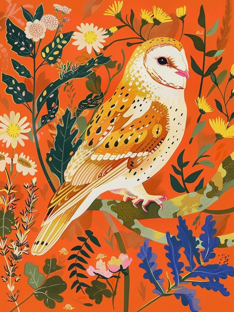 Spring Birds Owl 3