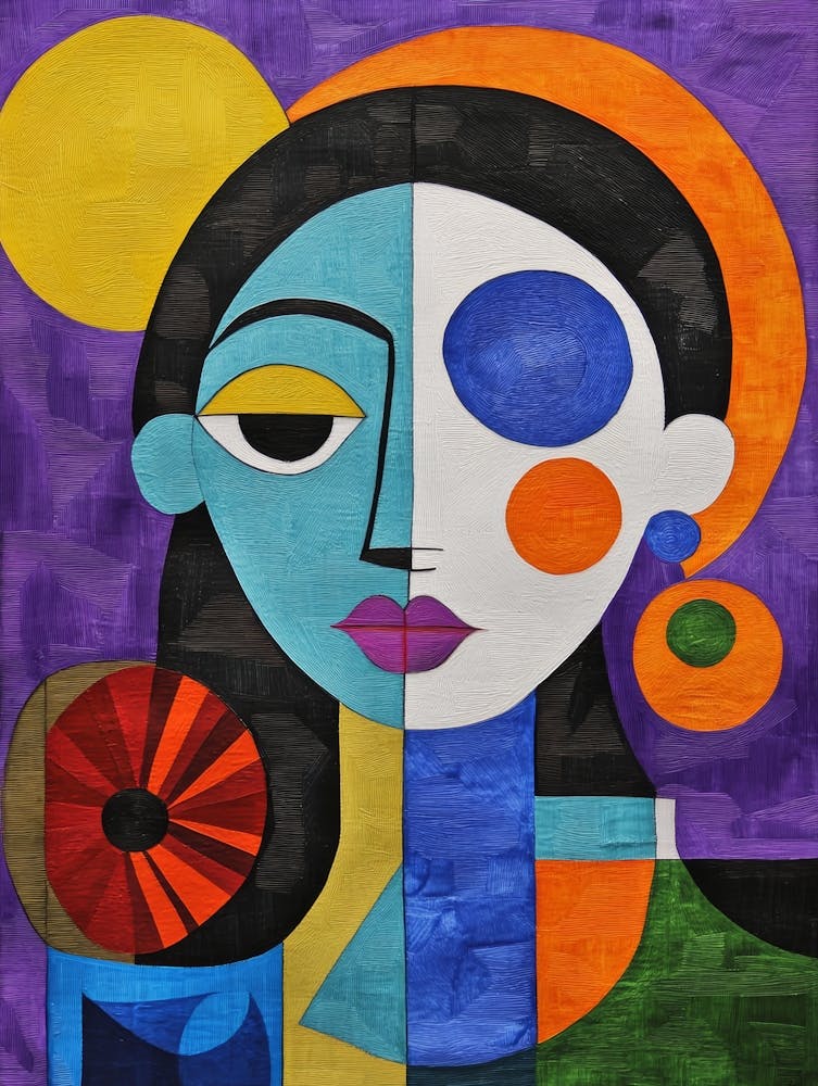 Frau Mit Einer Blume 1
