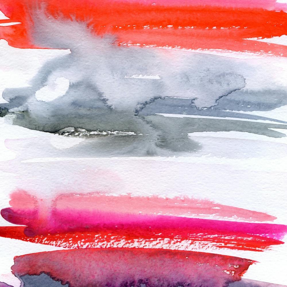 Abstract Watercolor Landscape