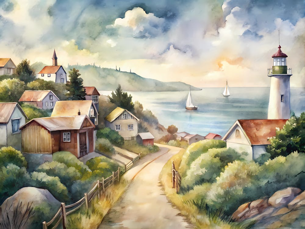 Nelson New Zealand A Vintage Illustration
