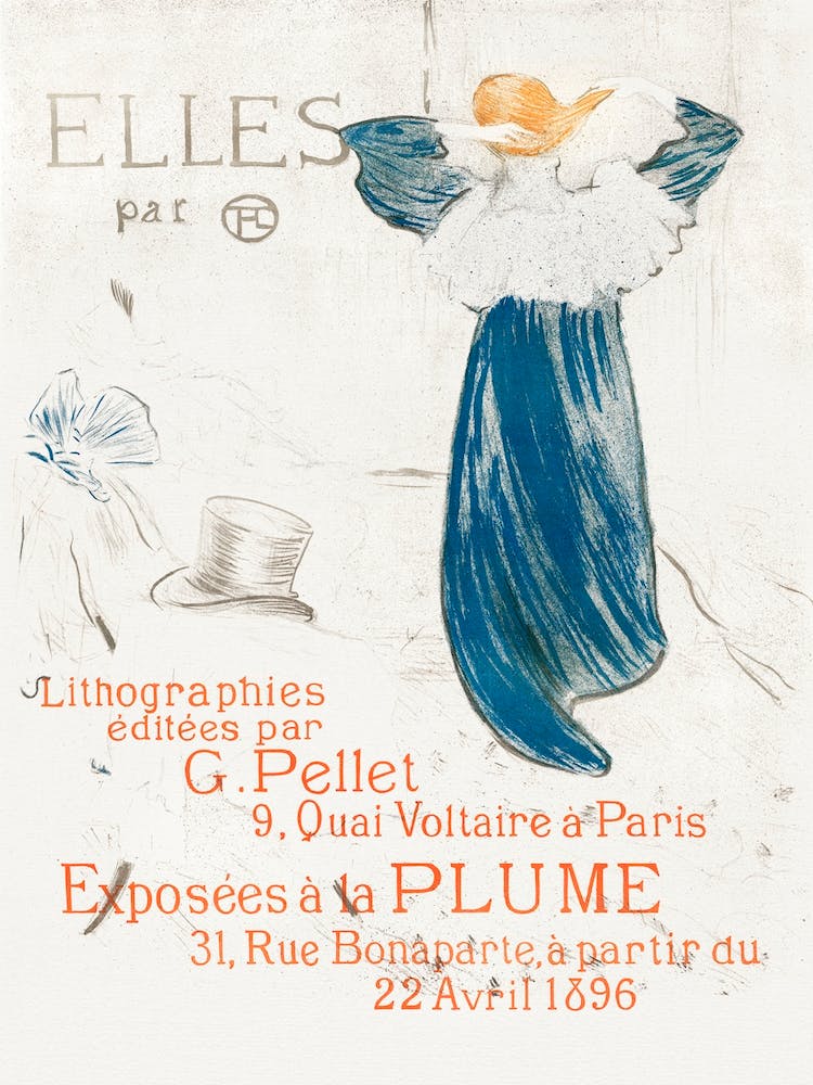 Elles Frontispiece (1896), Henri de Toulouse-Lautrec