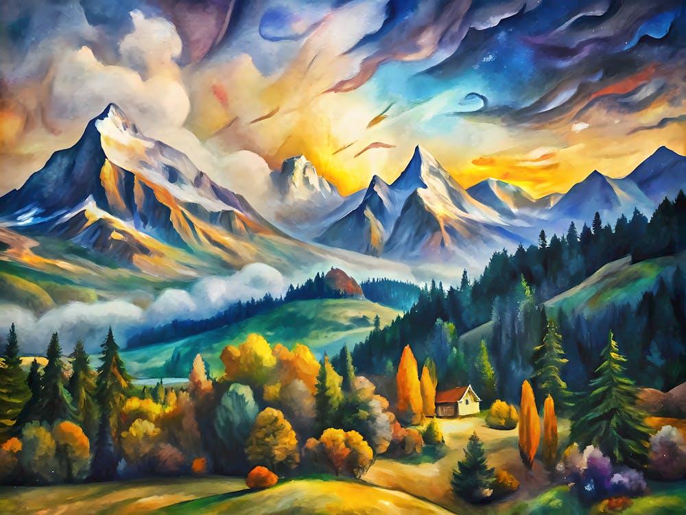 Van Gogh Tatra Nationalpark Polen Slowakei