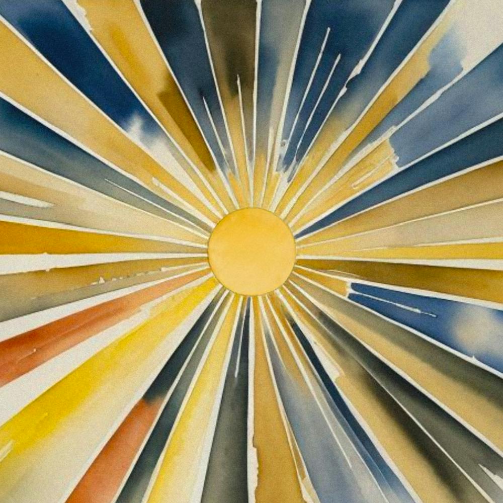 Sunburst Watercolor